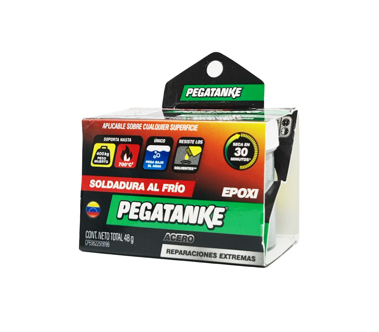 Pegatanque epóxico acero 44gr Pegatanke