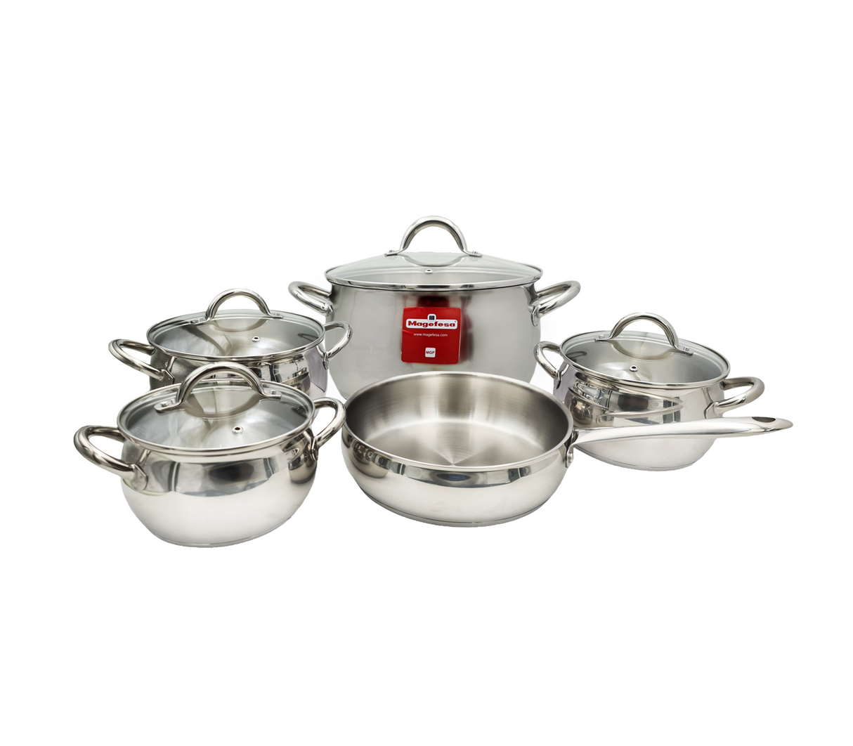 Juego de ollas 9pzas Kuchen Magefesa