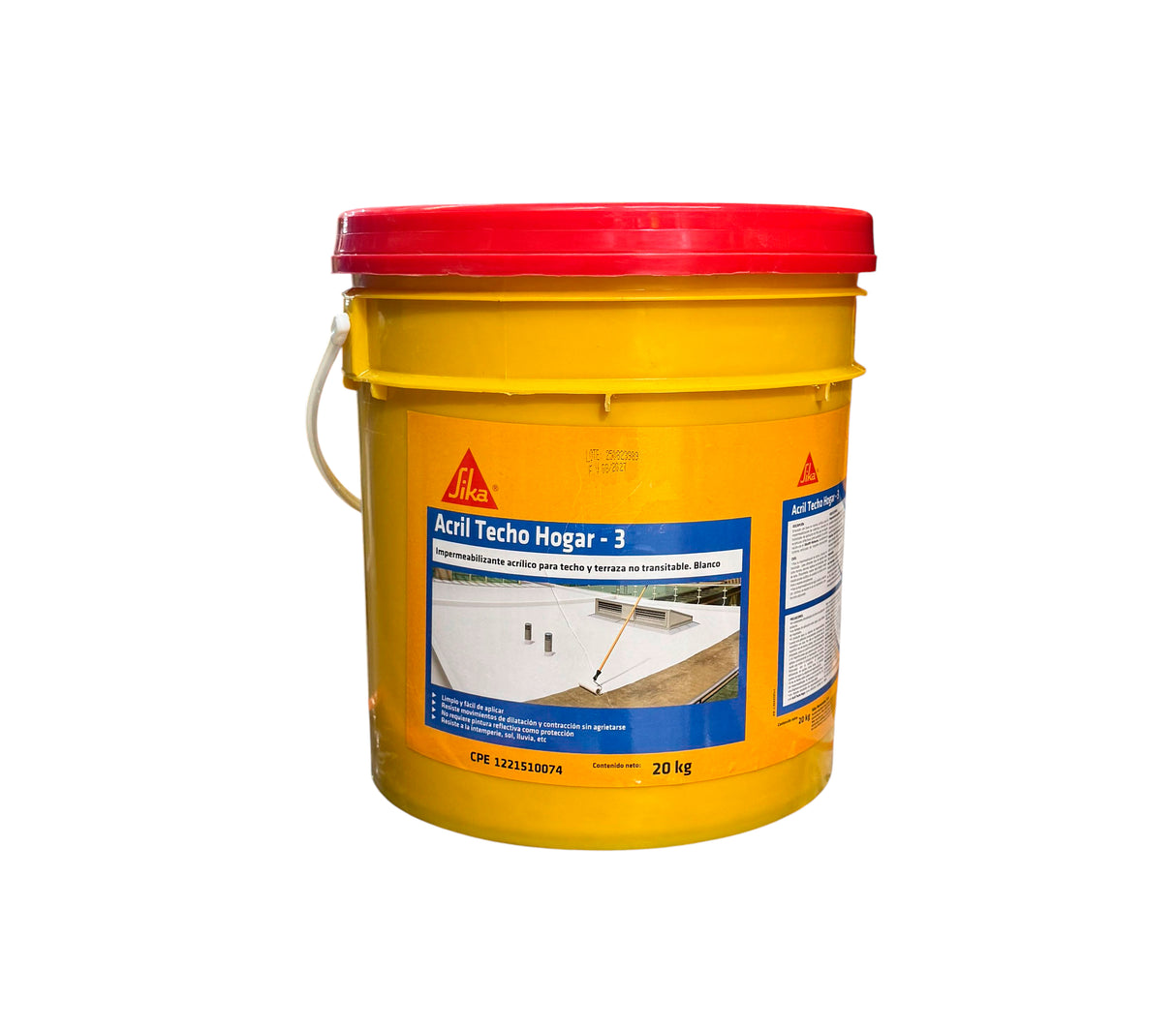 Impermeabilizante Acrílico Para techo y terraza Sika