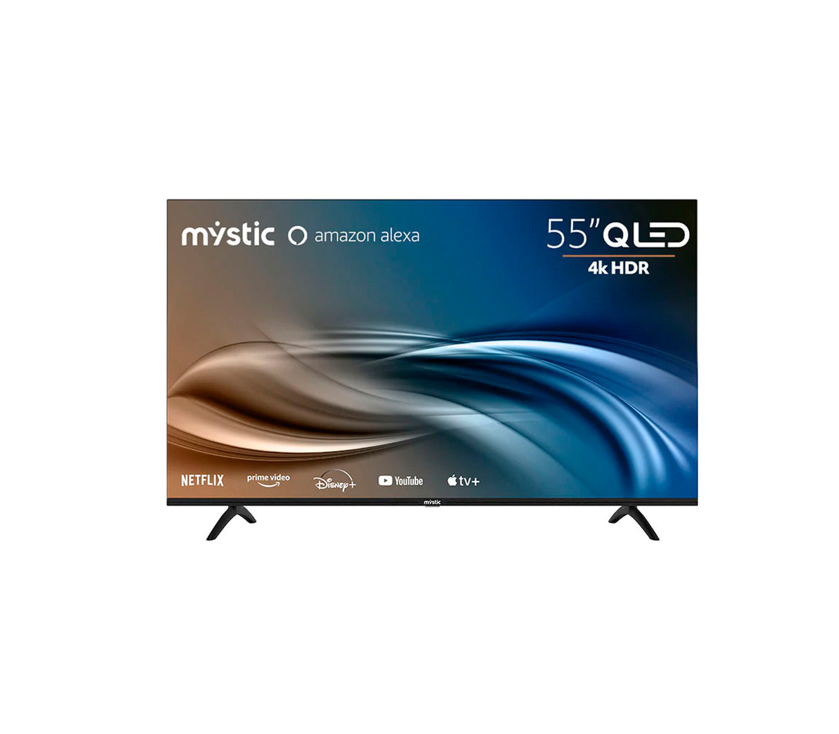 TV 55" QLED Alexa 4K UHD 1GB DDR-4GB Mystic