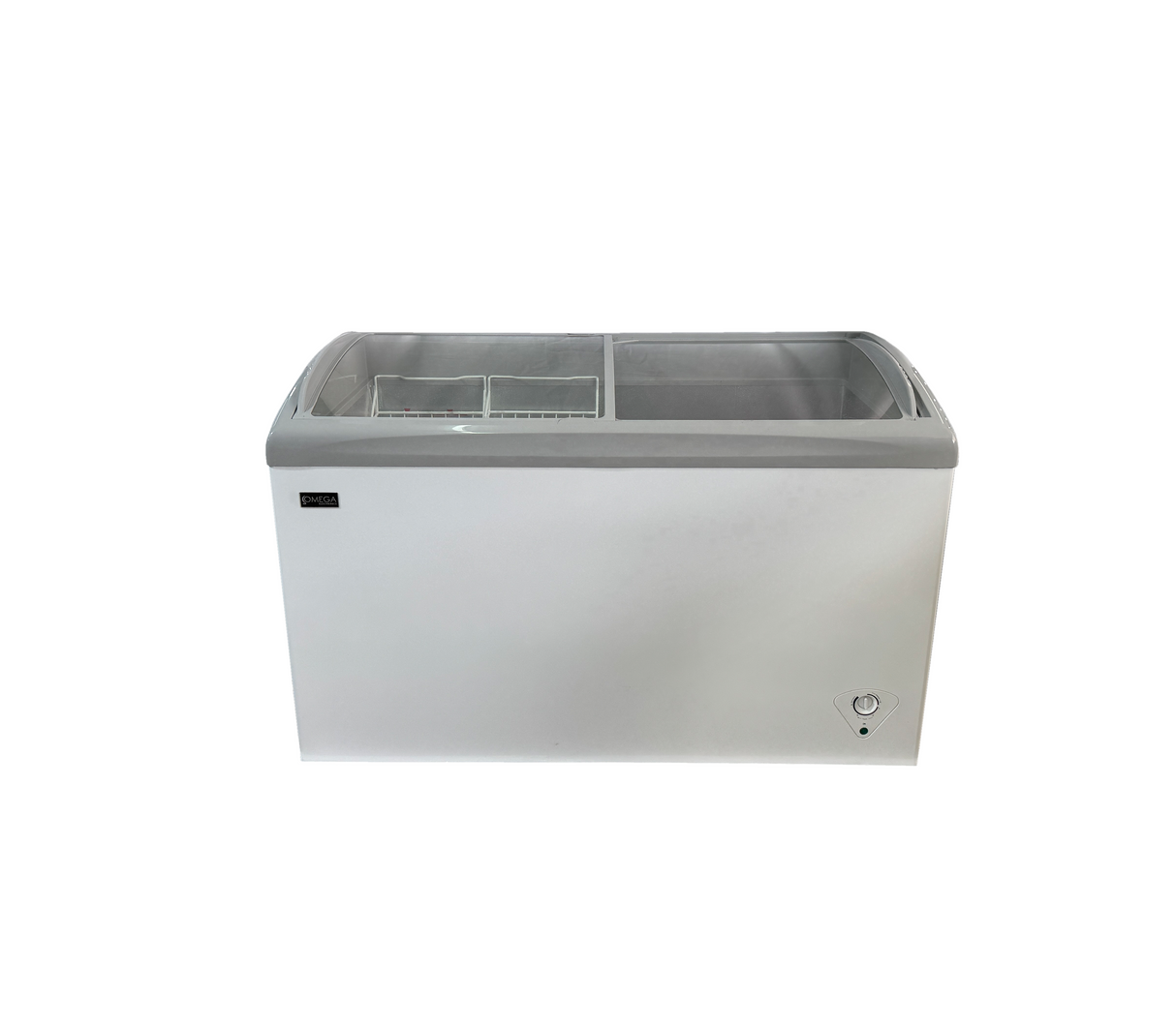 Congelador Exhibidor Horizontal Pta Corrediza 254L Blanco Int/Aluminio Omega Electronics