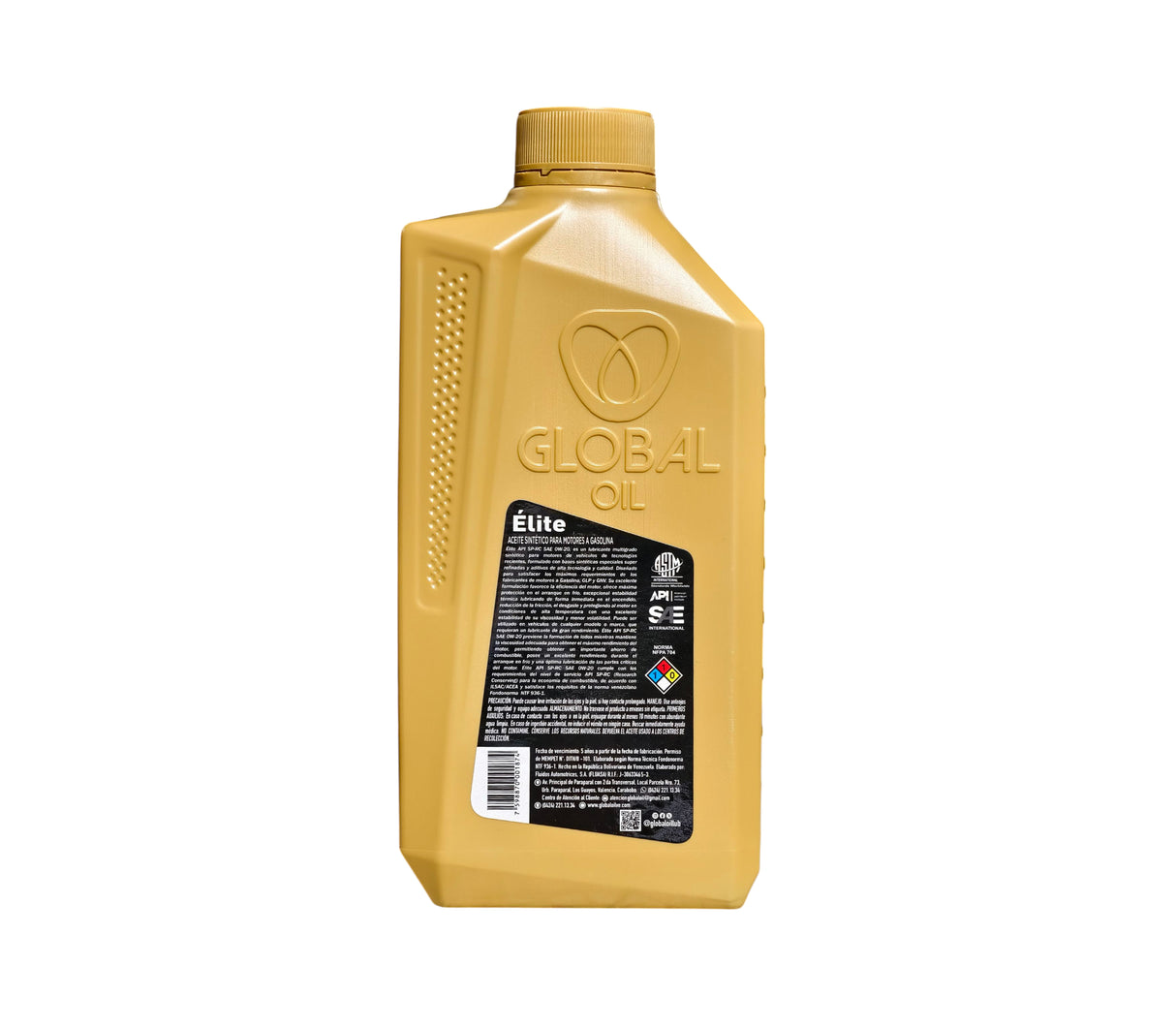 Aceite Élite API SP SAE 0W20 1L Global Oil