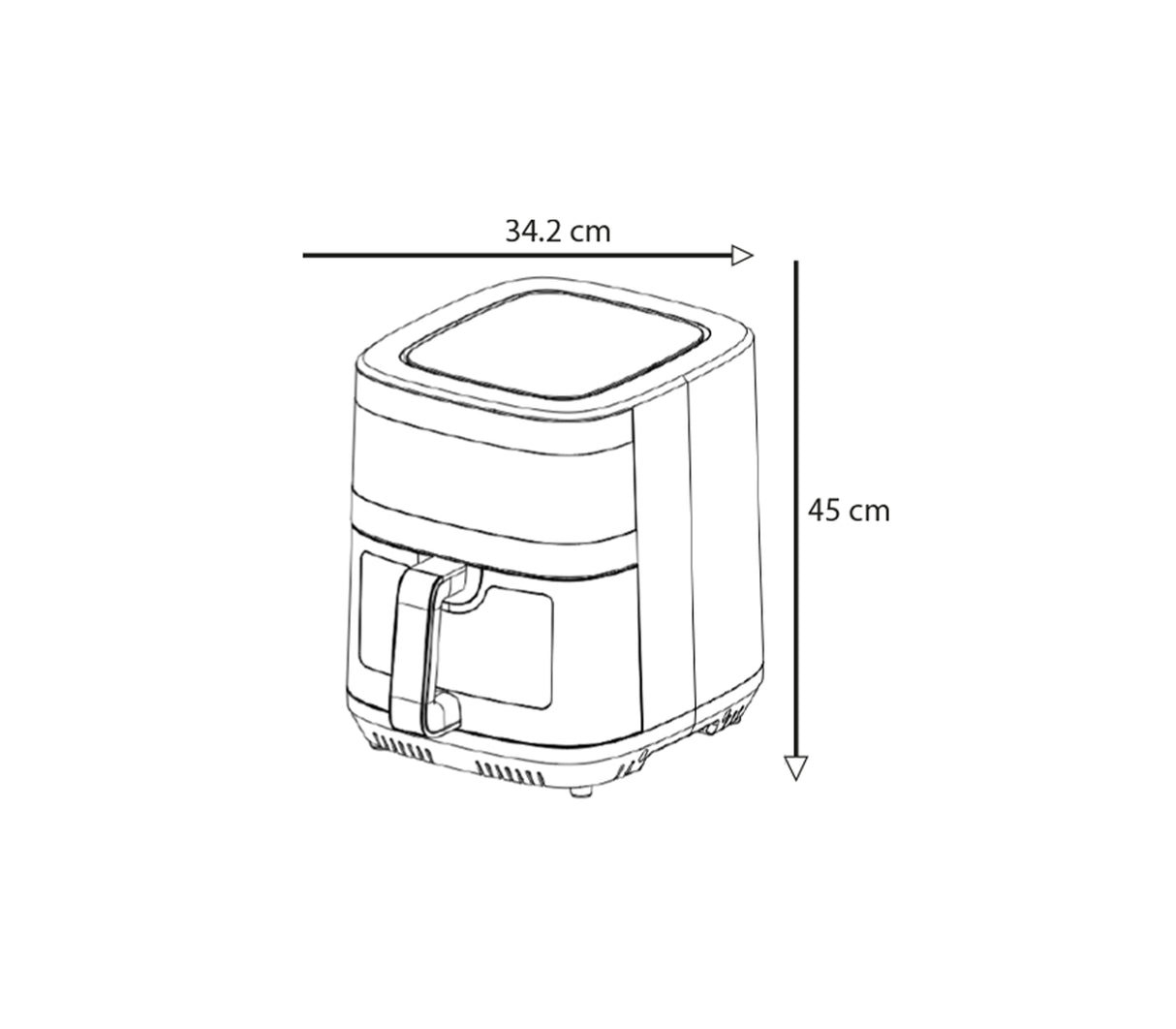 Freidora de aire de lujo Quick 9.0 litros Vetrux