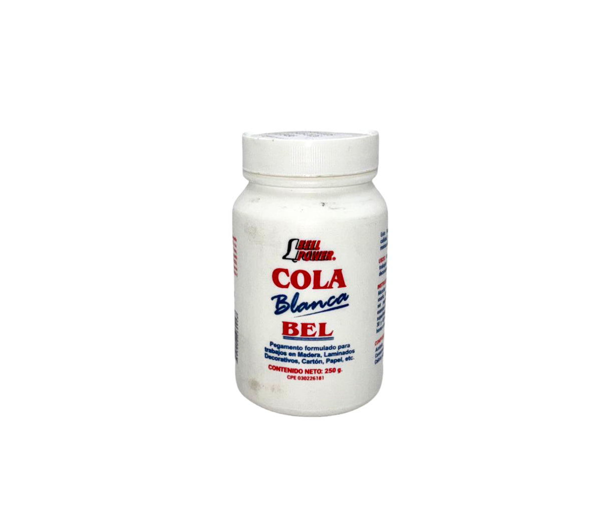Pega blanca 250 gr Bell Power