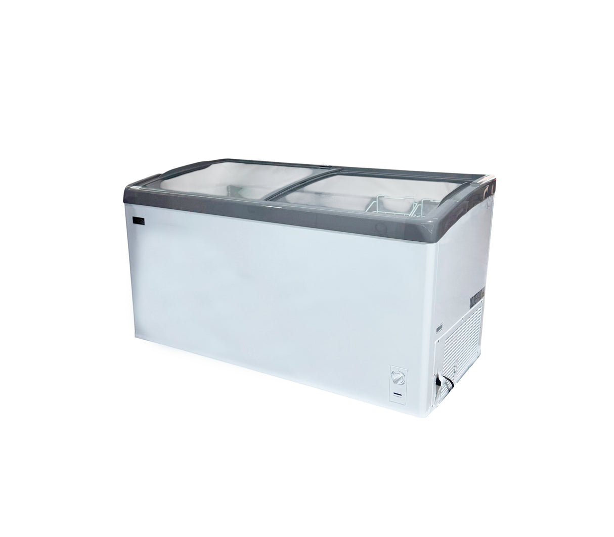 Congelador exhibidor horizontal puerta corrediza 304l blanco int/aluminio Omega Electronics