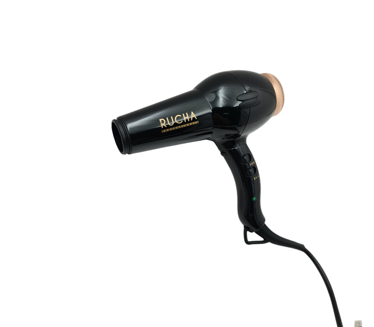 Secador de cabello huracán 25000 Negro/rose Gold Rucha