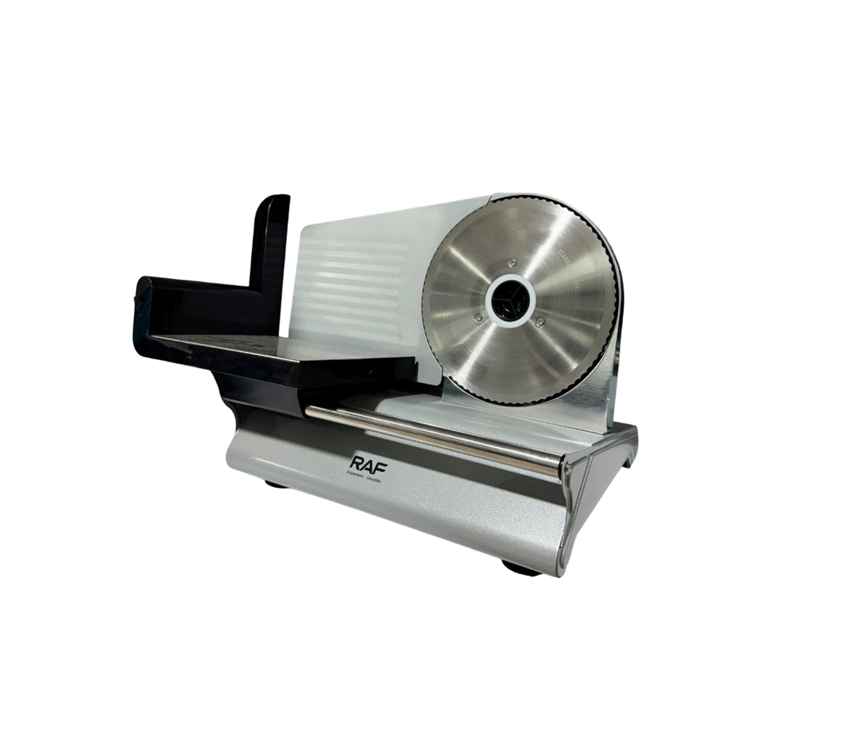 Rebanadora eléctrica 130W acero RAF