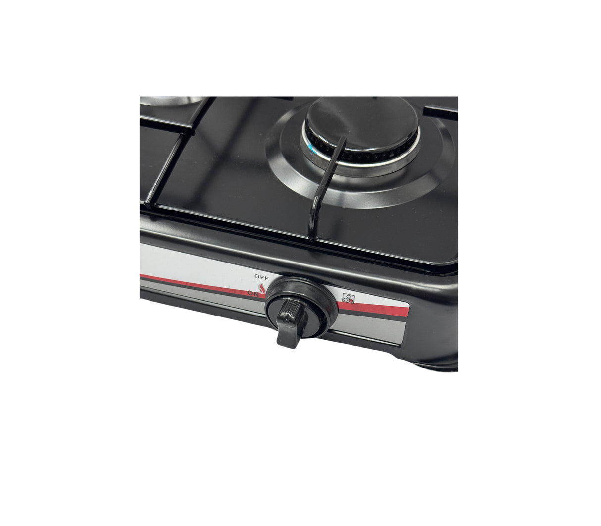 Cocina a gas de mesa 3 hornillas negro Nero