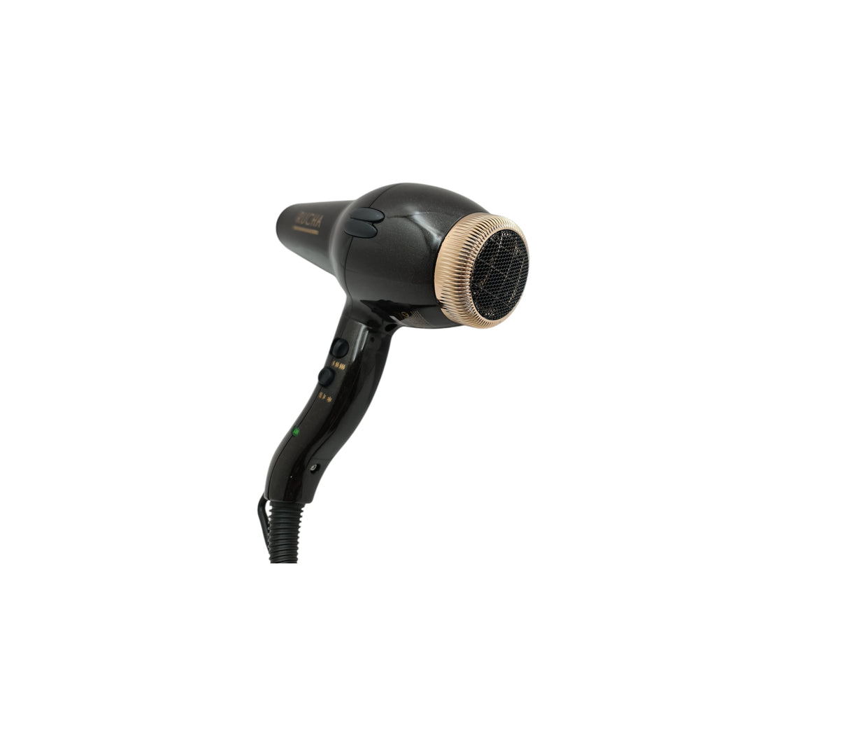 Secador de cabello huracán 25000 Ionic tornasol/dorado Rucha