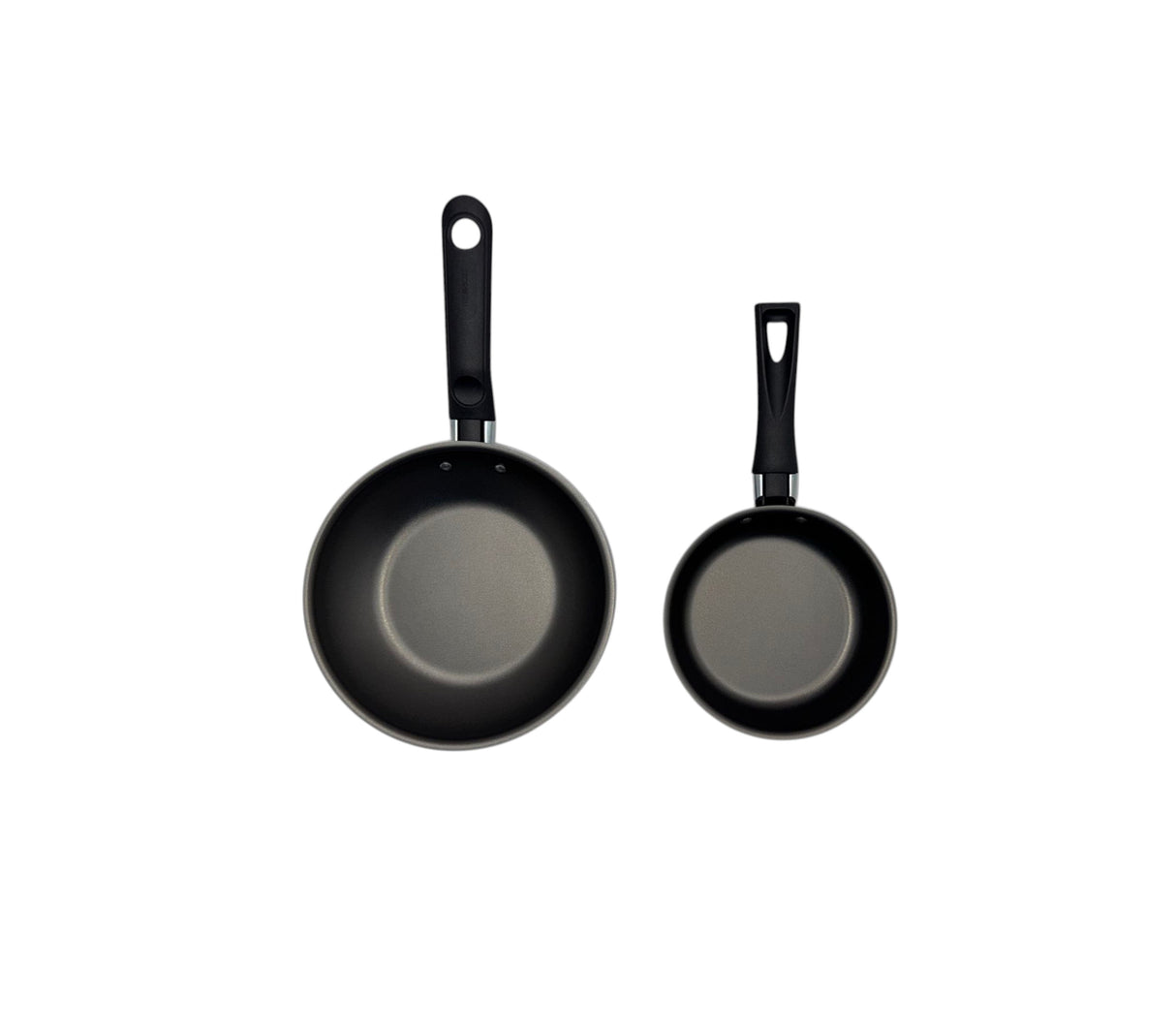 Set de sartenes 14cm-18cm ebony negro Brinox