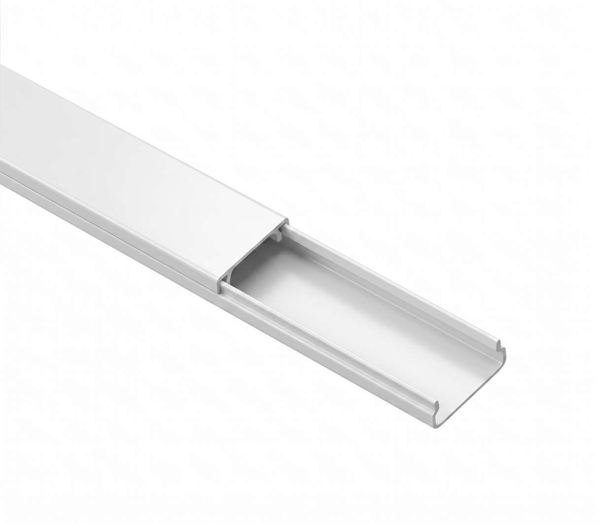 Canaleta PVC con adhesivo 30mm x 13mm Sunico