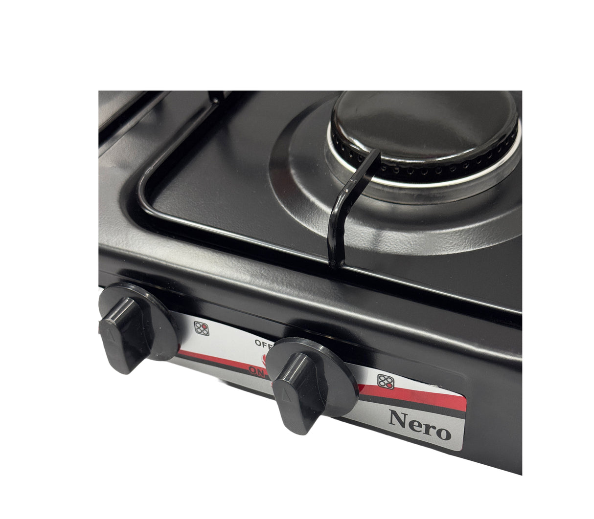 Cocina a gas de mesa 4 hornillas negro Nero