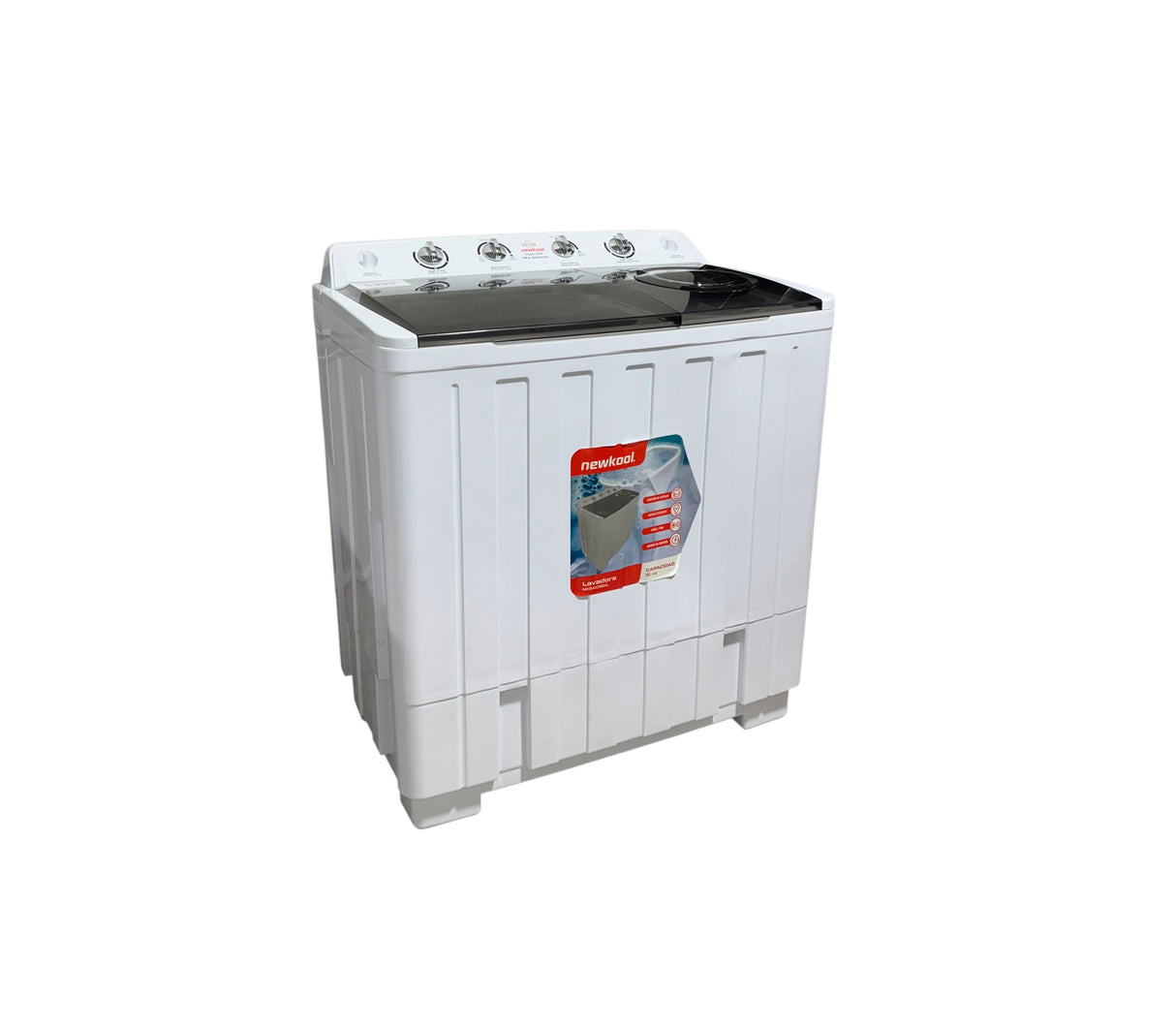Lavadora doble tina 15kg blanca Newkool
