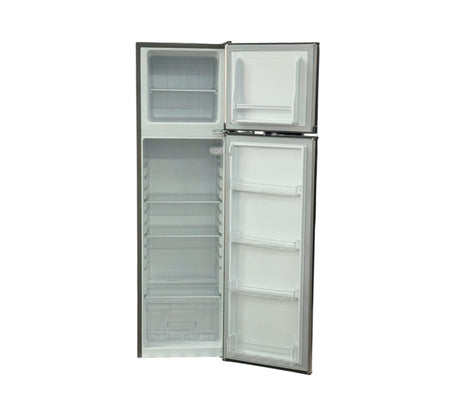 Nevera Top Mount 6.5 pies con escarcha gris Milexus