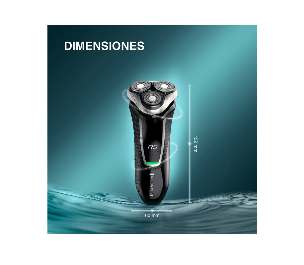 Afeitadora de rotativa style series r5 Remington