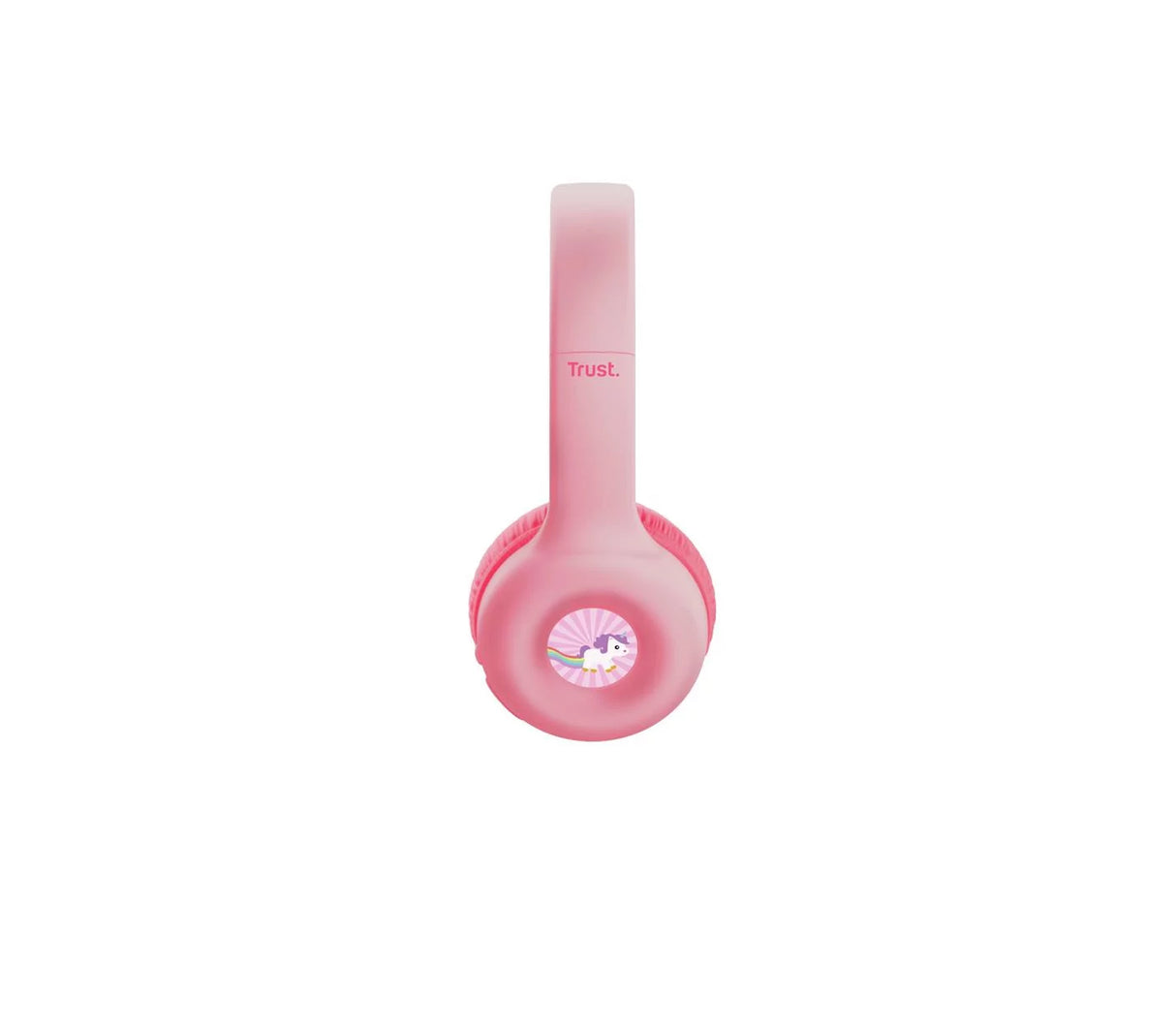 Audífonos recargables con Bluetooth Nouna Rosado Trust.