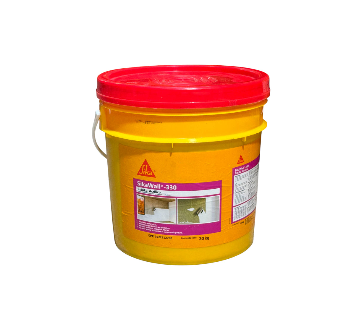 Estuco acrílico para interior y exterior Sika