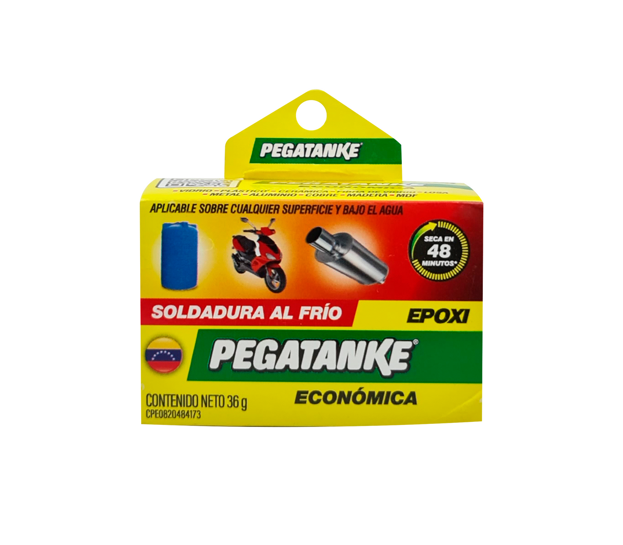 Pegatanque epóxico económico negro 36gr Pegatanke