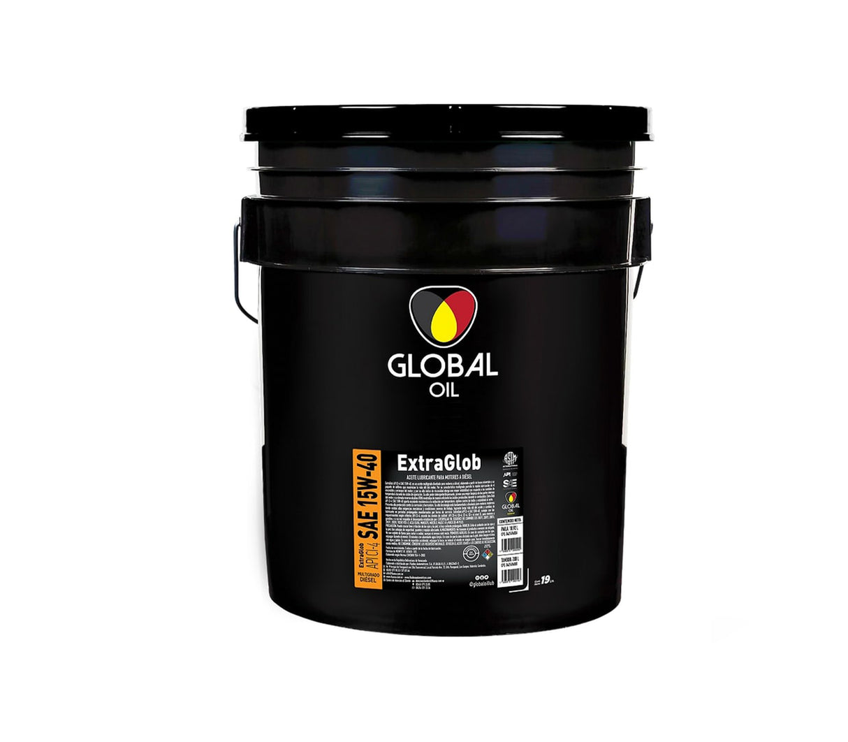 Aceite extraglob API CI-4 SL SAE 15W-40 Paila Global Oil