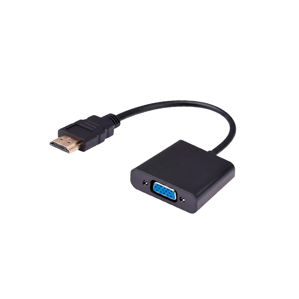 Adaptador HDMI macho a VGA hembra con audio 3.5mm Spidertec