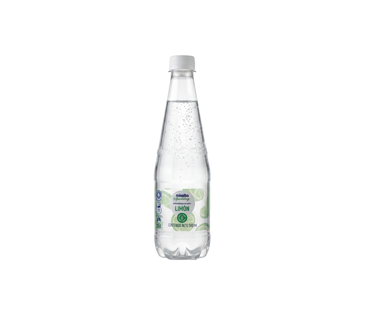 Agua gasificada limón 500 ml Minalba