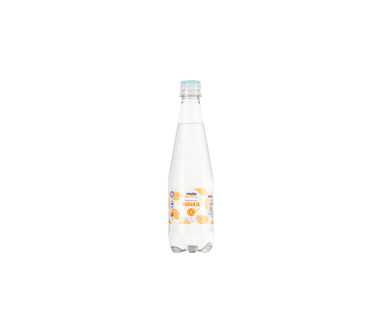 Agua gasificada naranja 500ml Minalba
