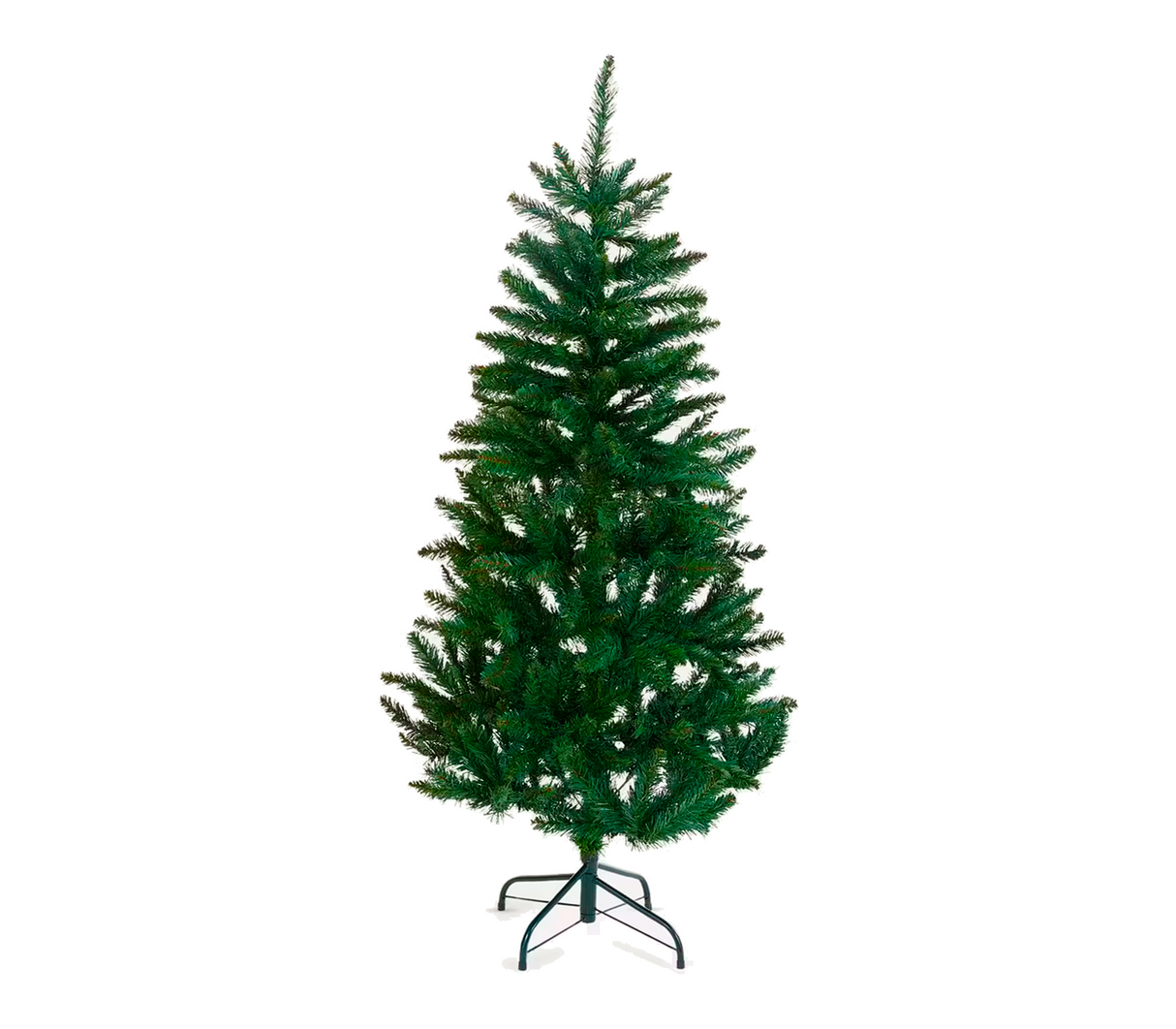 Árbol de navidad tradicional en pvc 180 cm verde Powerfik