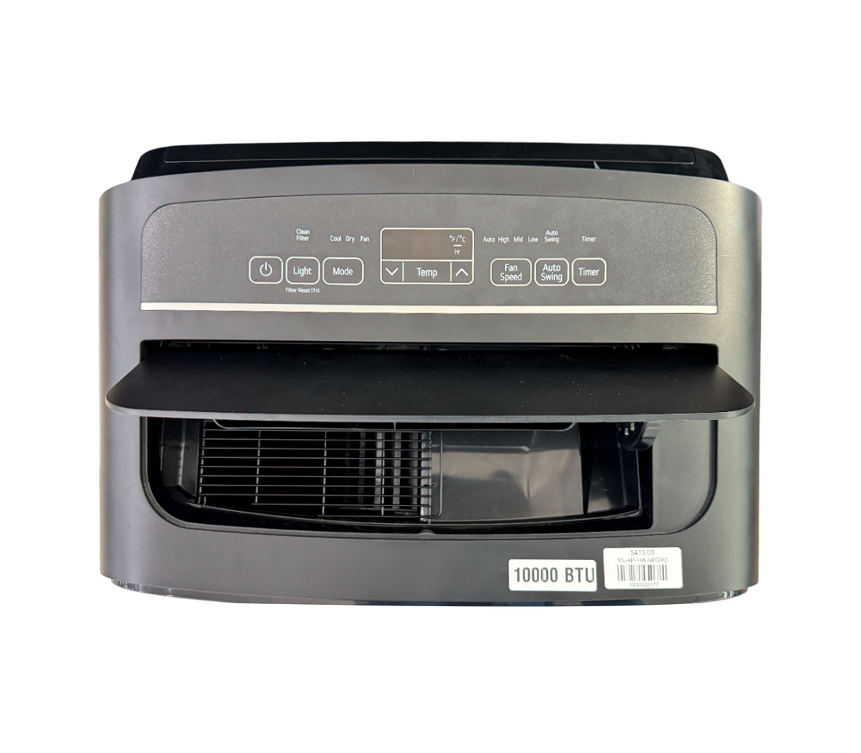 Aire acond portátil 14000 BTU negro Milexus