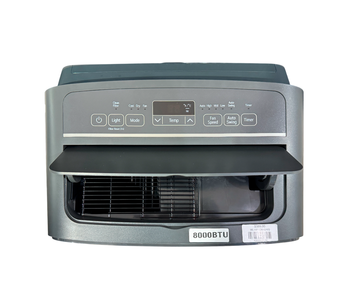 Aire acond portátil 12000 BTU gris Milexus