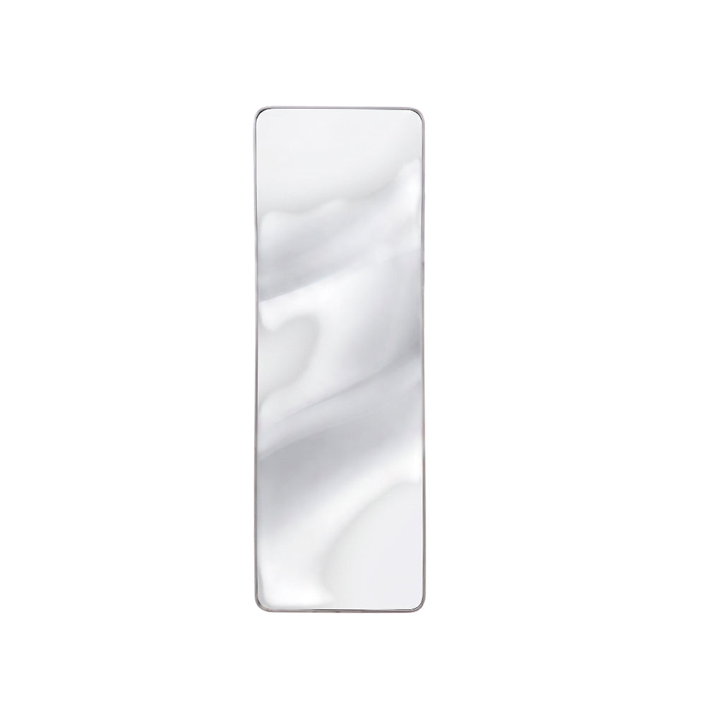 Espejo cuerpo completo con marco de aluminio plata Proitaly