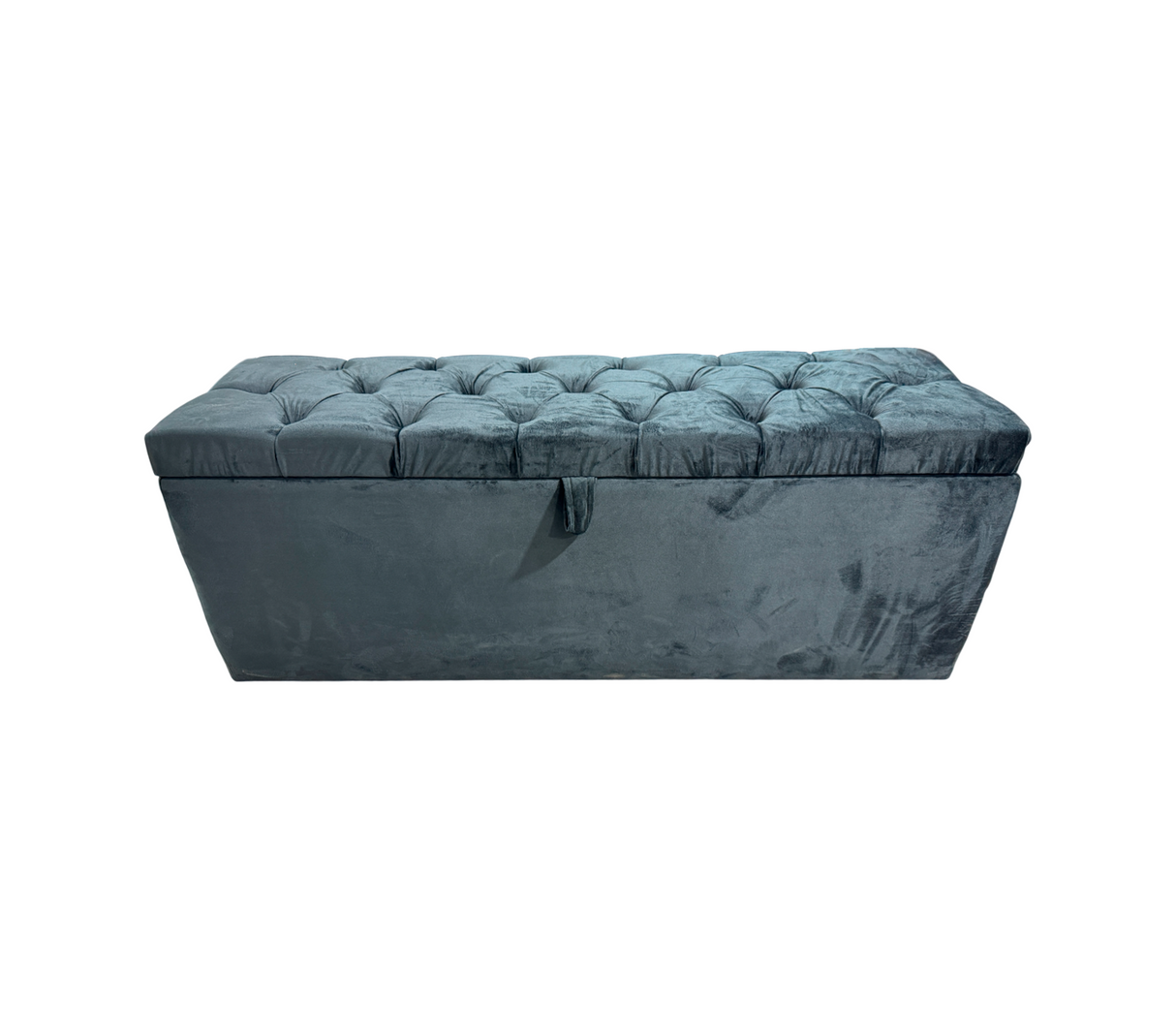 Baúl pie de cama tela gamuza negro Fabricadora Man