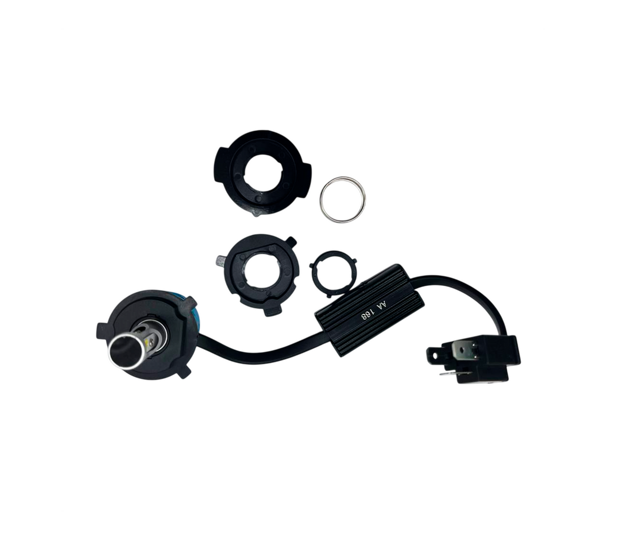 Bombillo luz LED 6C alta potencia conector H4 Auto Asia