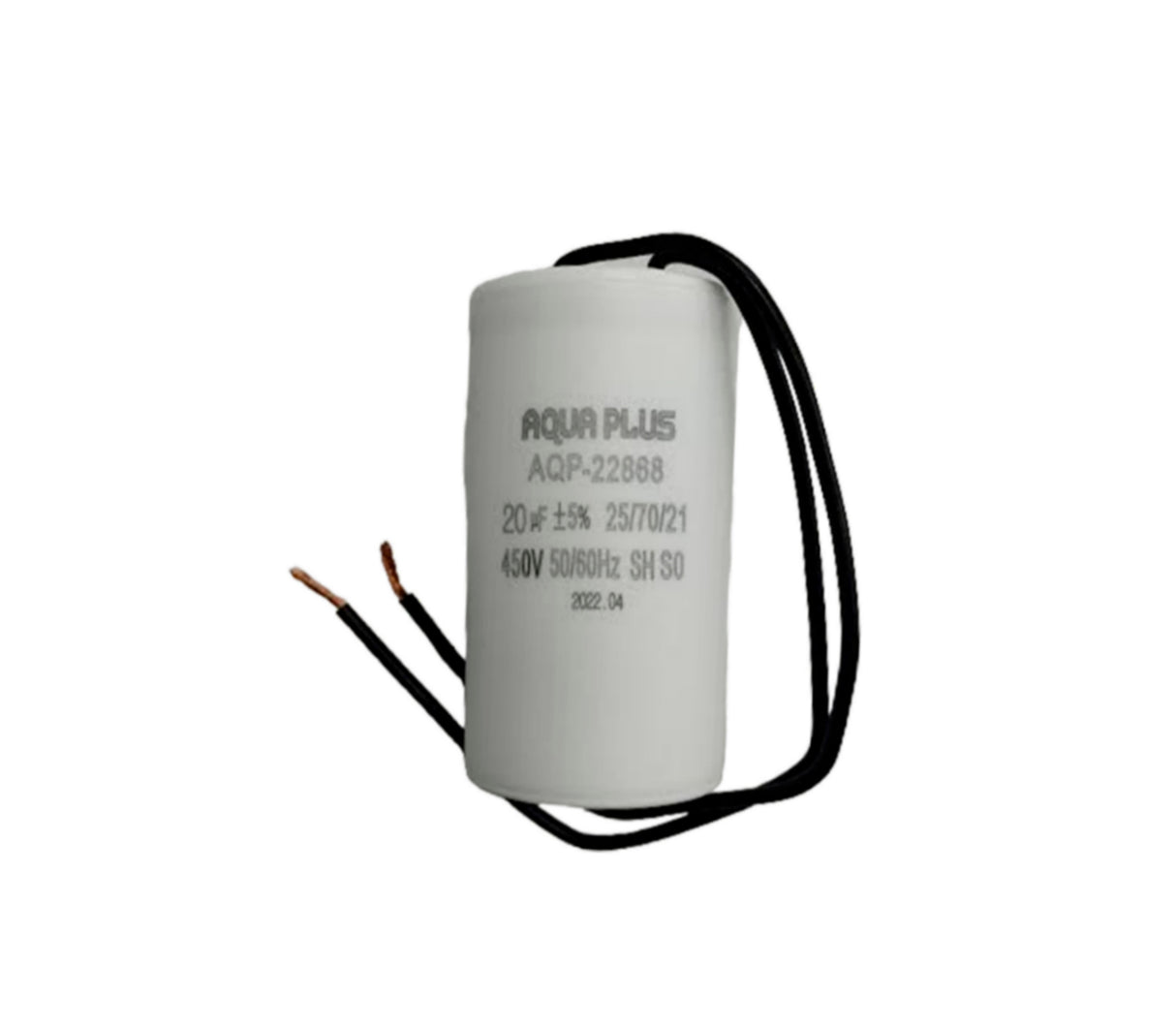 Capacitor para bomba de agua 1/2 450V Aqua Plus