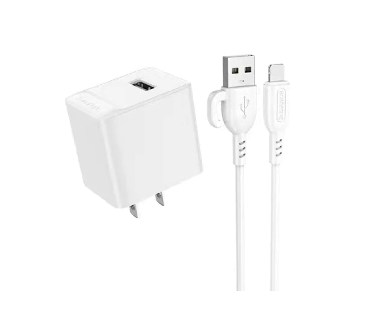 Cargador para iPhone 10.50W blanco Borofone