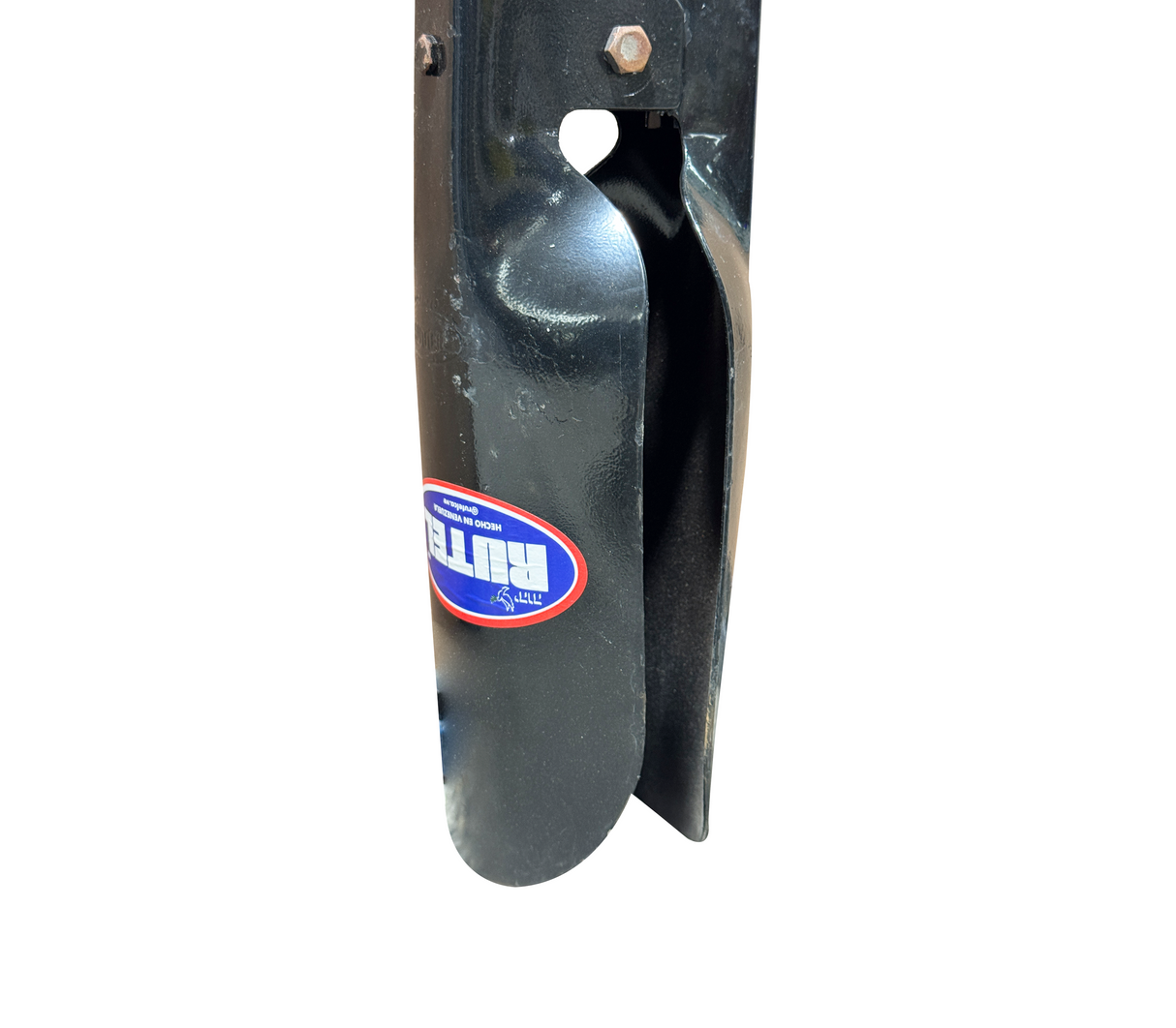 Cava hoyos c/mango de metal negro Rutel