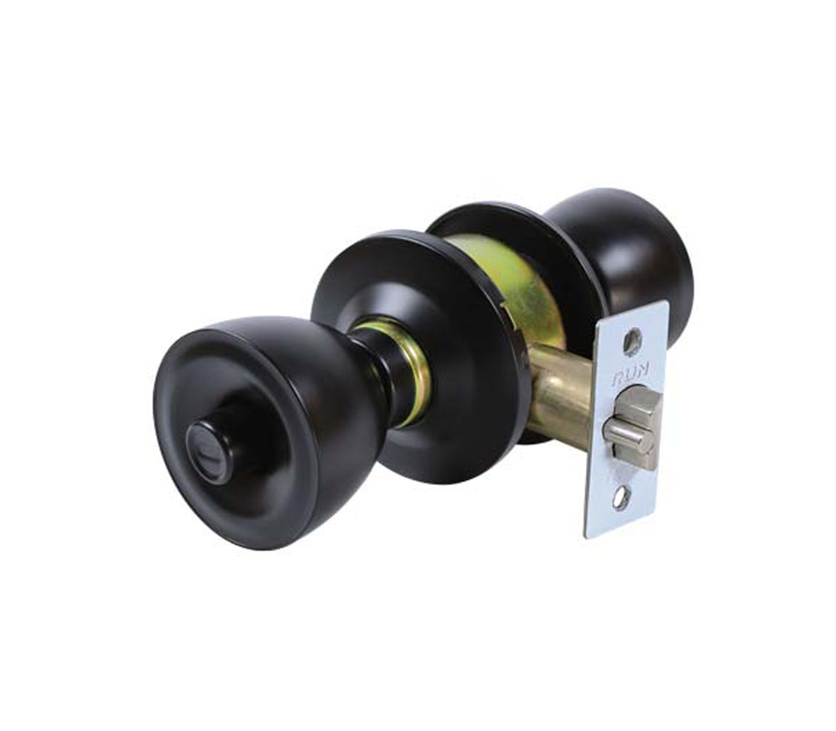 Cerradura de habitación/oficina pomo negro mate CER0124 Run