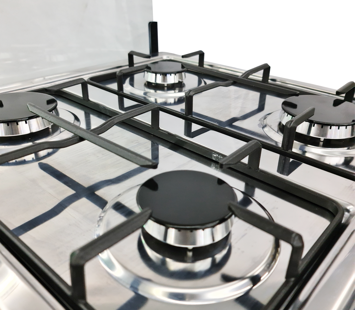 Cocina a gas 20" de piso 4h c/horno gris Nero