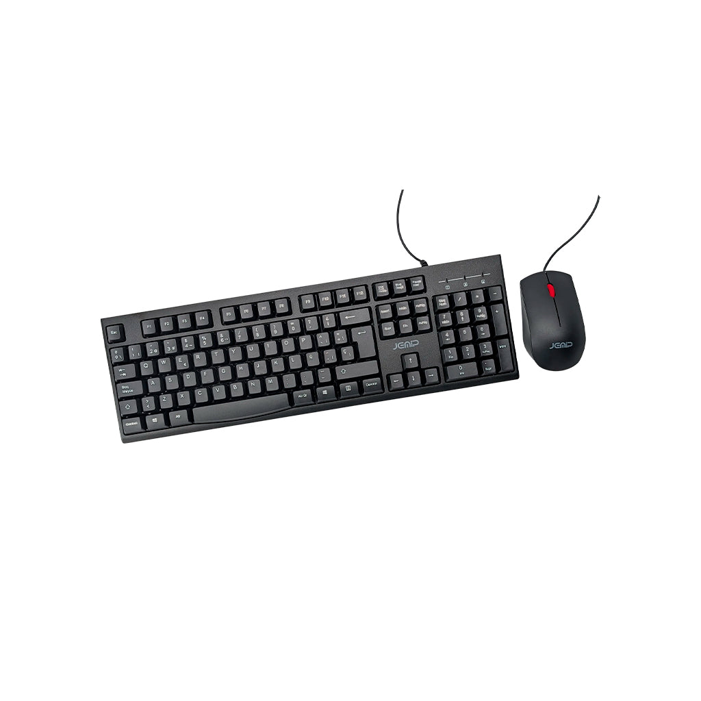 Combo teclado + mouse USB JPKM-100 black Jemip