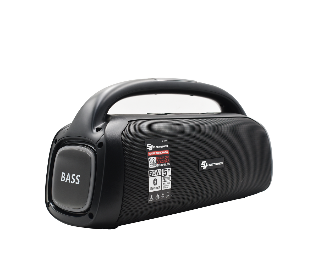 Corneta recargable 5" fm/usb 50w Sj Electronics