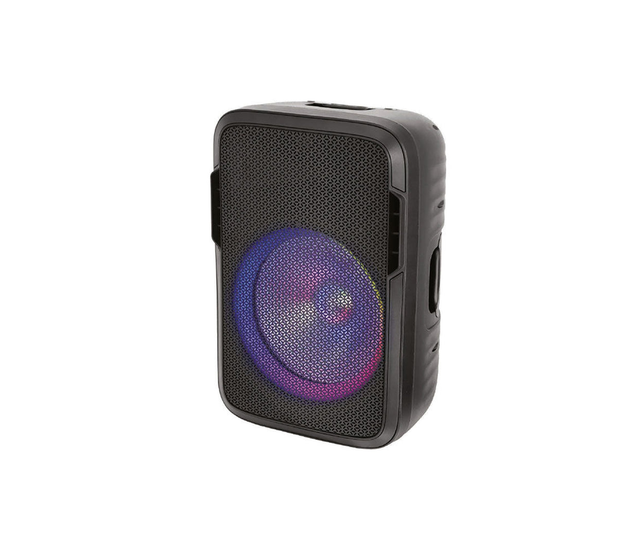 Corneta recargable 15" Subwoofer karaoke/LED/Amplif. Cont. y micr alámbrico 50W Sankey