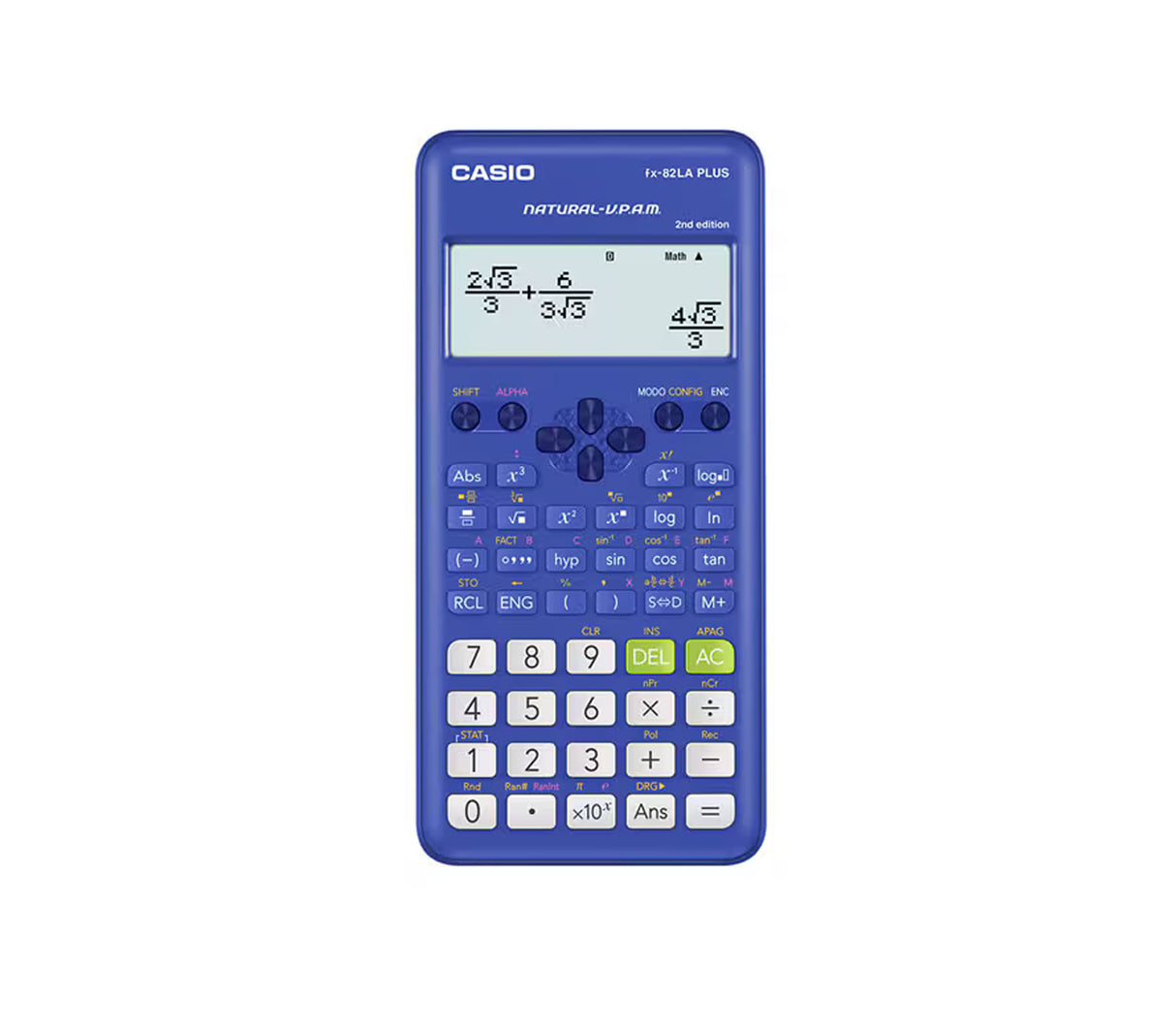 Calculadora científica 252 funciones morado Casio