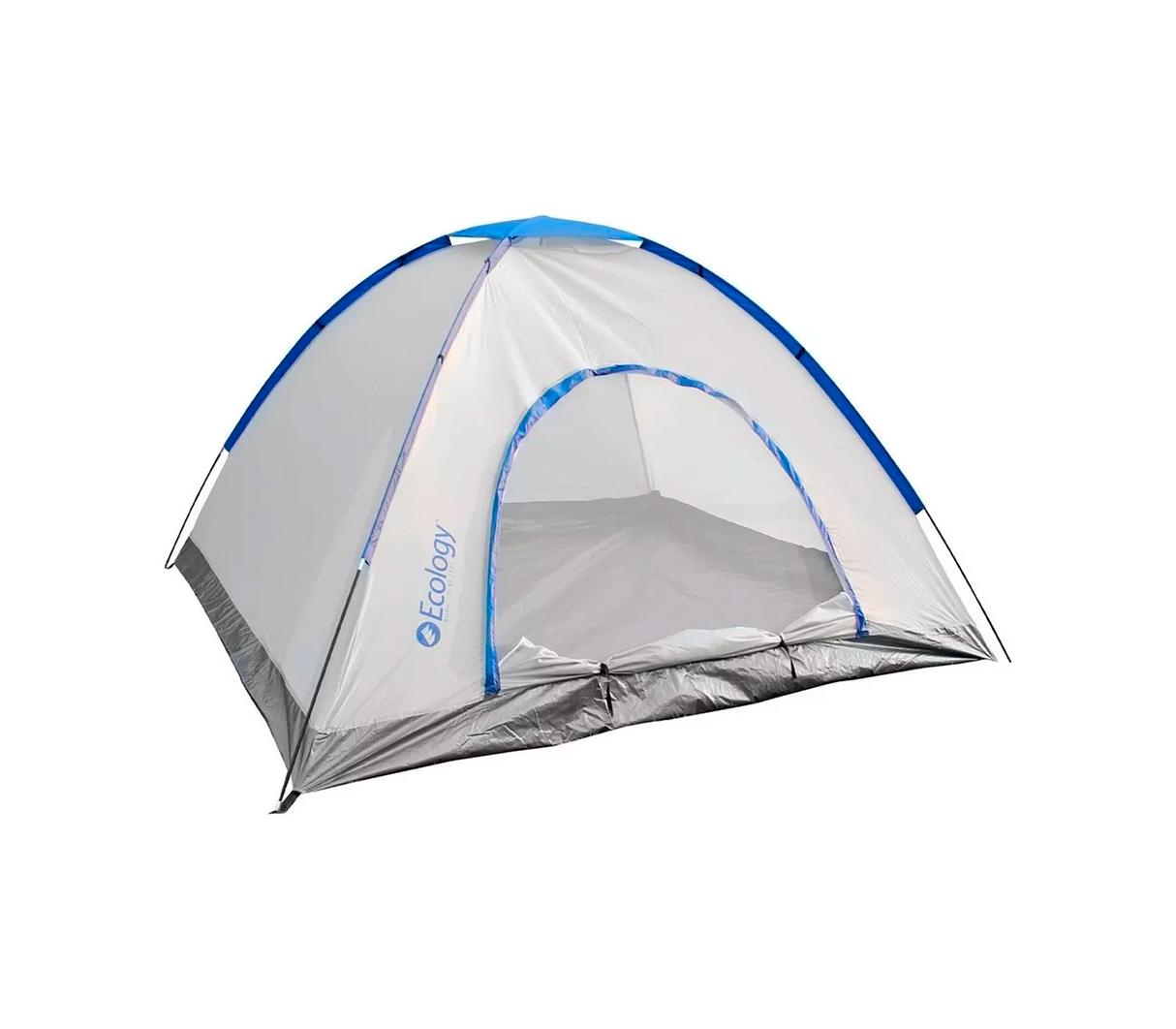 Carpa armable p/4 personas Sunshine gris/azul Ecology