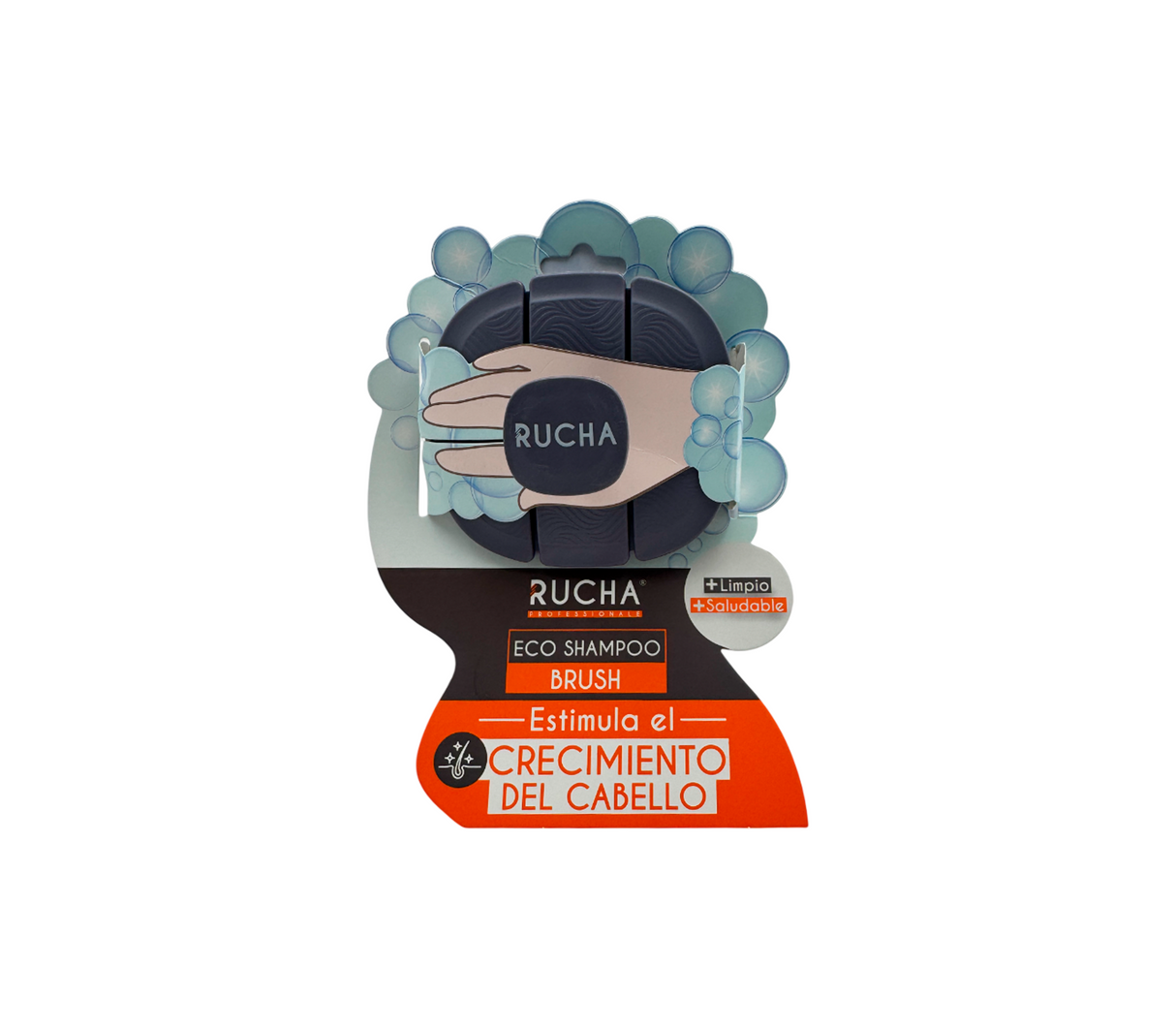 Cepillo masajeador capilar Rucha