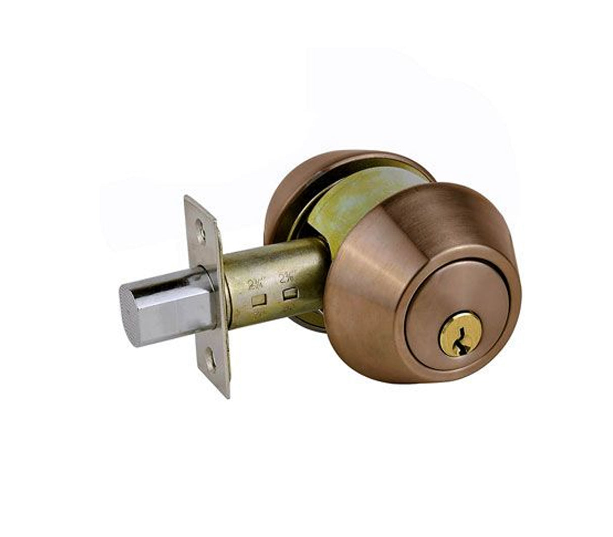 Cerrojo llave/llave Bronce antiguo cilindro bronce CER0115 Run