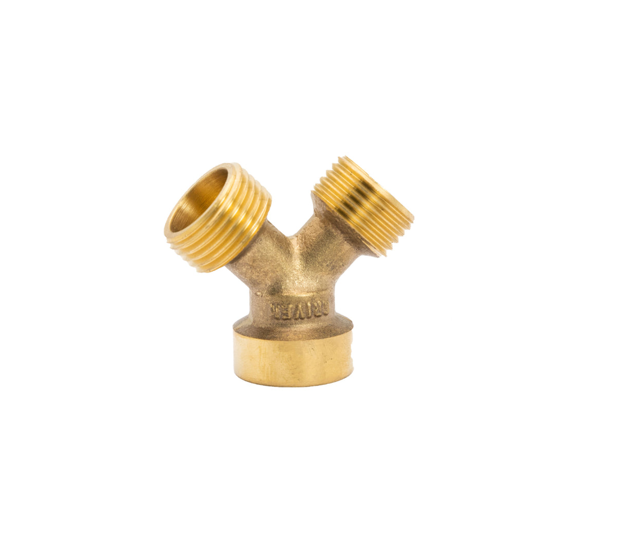 Conector para manguera tipo y 3/4" bronce Griven