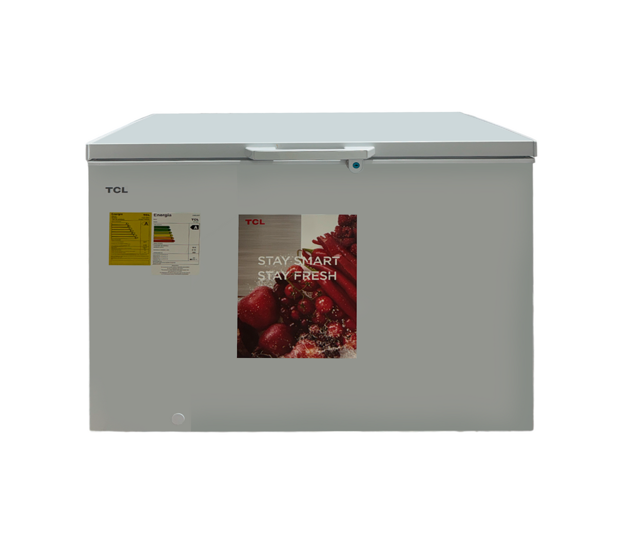 Congelador horizontal 300 litros blanco interior blanco TCL