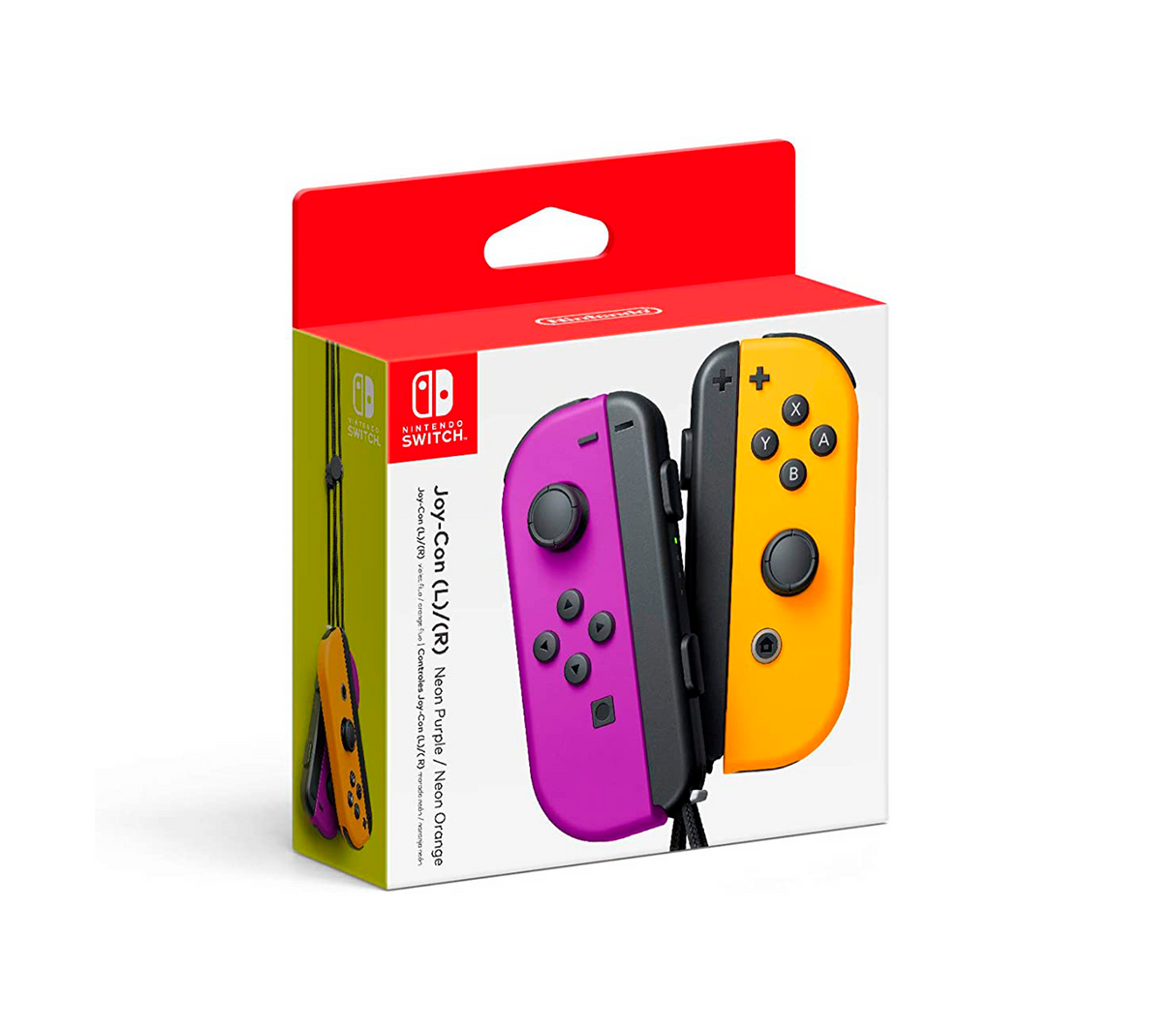 Controles Joy-Con para Nintendo Switch L&R Neon purple/orange Nintendo