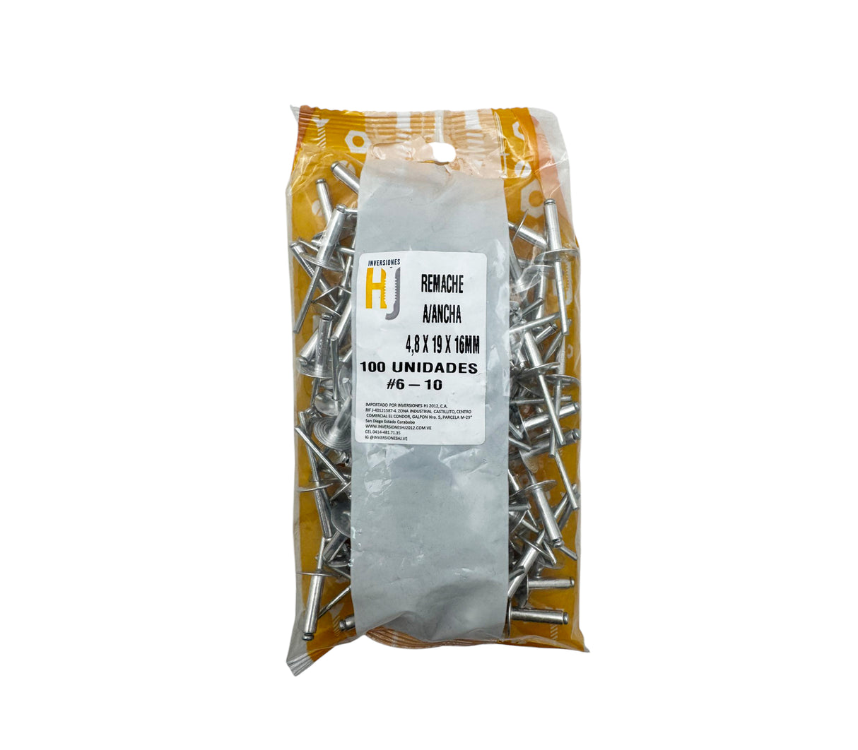 Remache ciego Ala ancha HJ