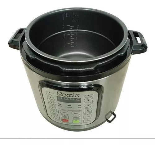 Olla de presión multiuso eléctrica 6 litros digital Roccia