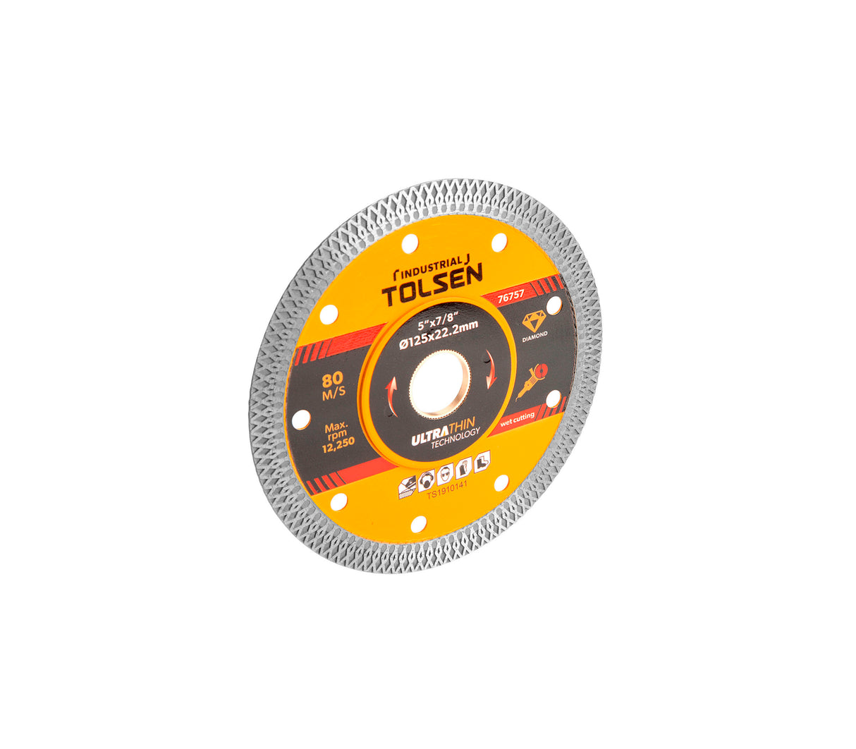 Disco de corte diamantado Ultrafino Premium Tolsen